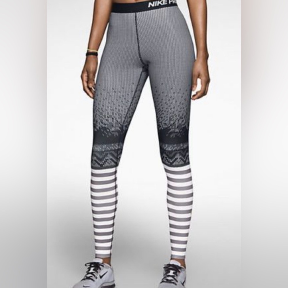 Nike Pro Hyperwarm Engineered Aztec Geometric Pri… - image 7